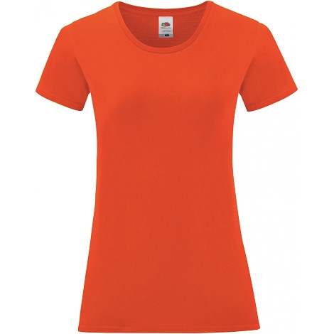Tee-shirt femme slim couleur 100% coton
