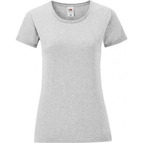 Tee-shirt femme slim couleur 100% coton