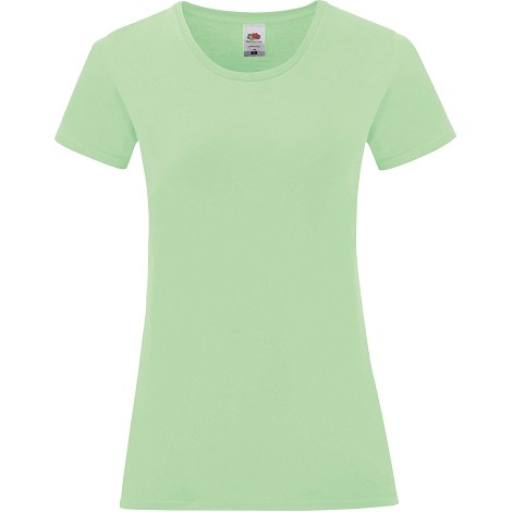 Tee-shirt femme slim couleur 100% coton