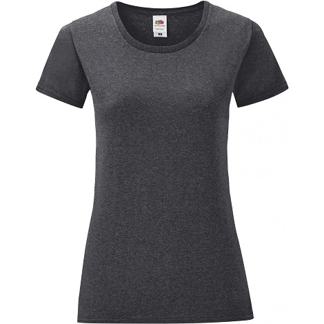Tee-shirt femme slim couleur 100% coton