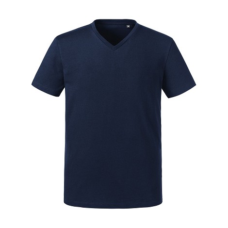 Tee-shirt col V homme couleur