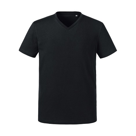 Tee-shirt col V homme couleur