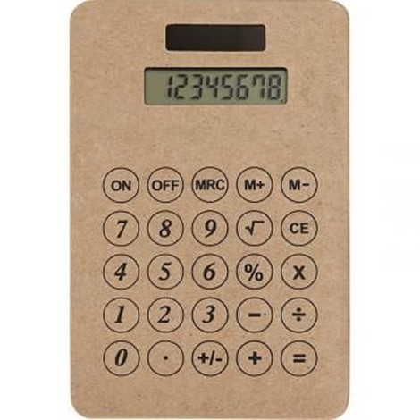 Calculatrice en carton recyclé