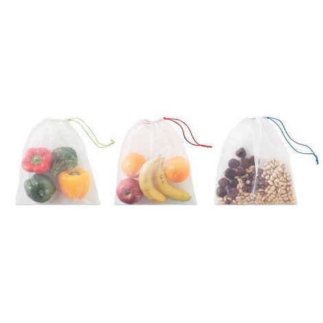 Ensemble de 3 sacs écologiques en RPET