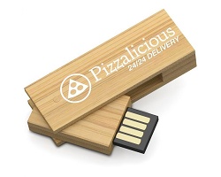 Clé USB carré bambou 8 Go
