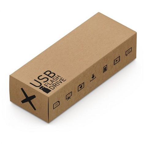  Clé USB arrondie bambou 8 Go