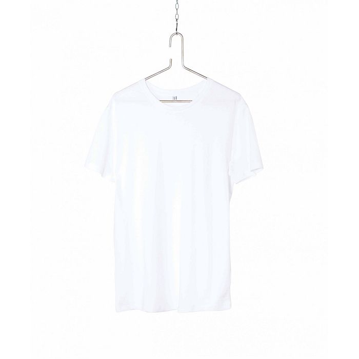  Tee-shirt bio blanc pour impression quadri 145 g/m²