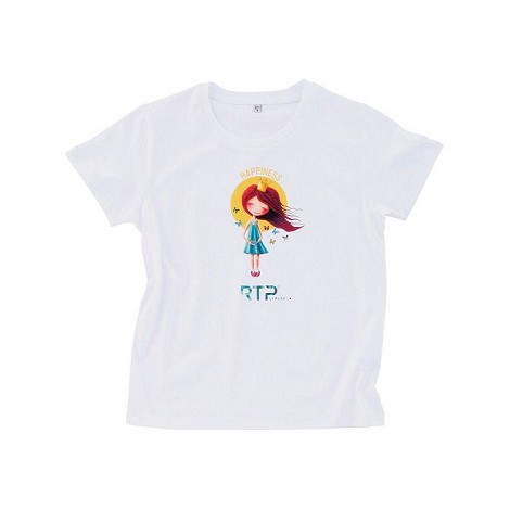 Tee-shirt publicitaire pour impression quadri 185 g/m²