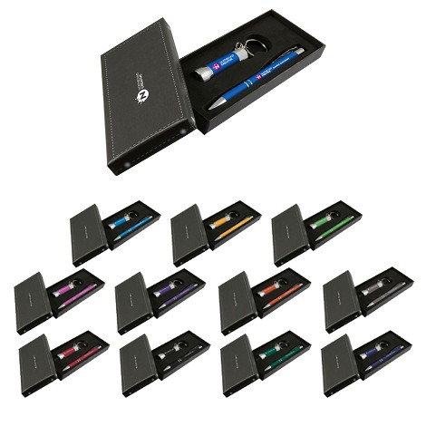 Coffret cadeau lampe et stylo