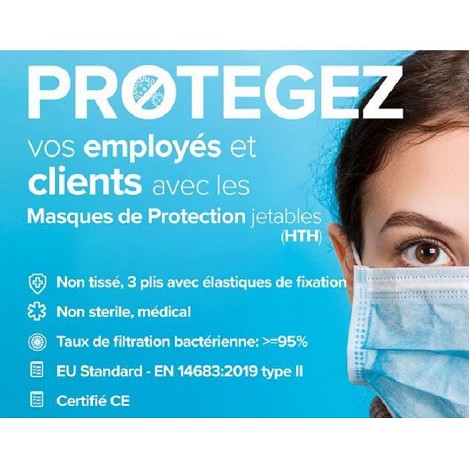 Masque chirurgical jetable de grande qualité