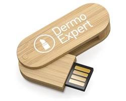 Clé USB arrondie bambou 32 Go