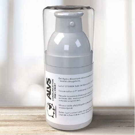 Gel hydro-alcoolique en flacon à pompe 50 ml