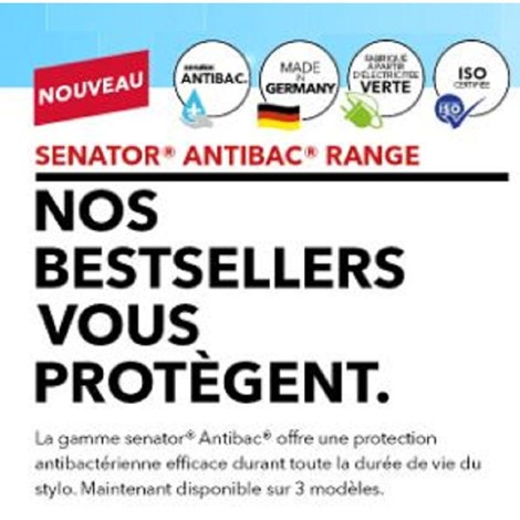 Stylo à bille antibactérien