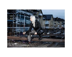 Pantalon de travail stretch femme