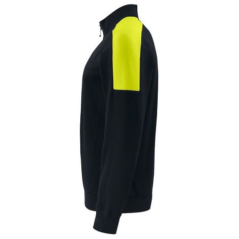 Sweatshirt double face zip homme