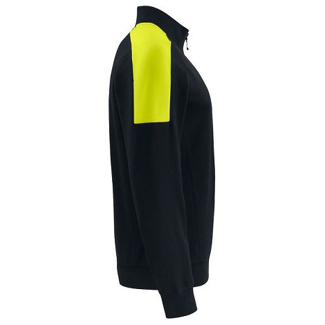 Sweatshirt double face zip homme