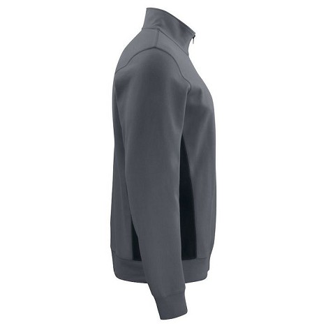 Sweatshirt double face zip homme