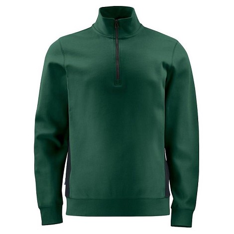 Sweatshirt double face zip homme