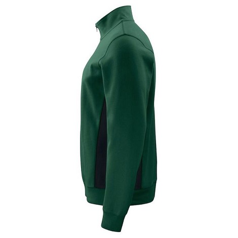 Sweatshirt double face zip homme