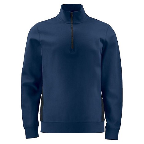 Sweatshirt double face zip homme