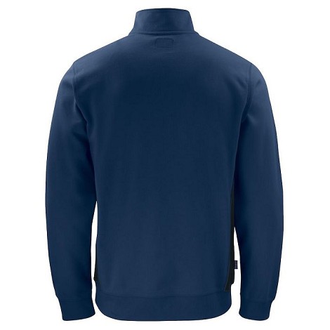 Sweatshirt double face zip homme