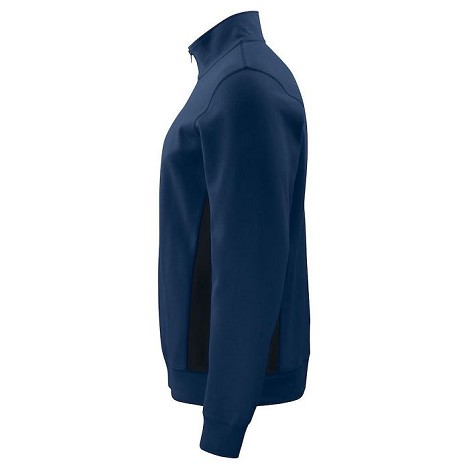 Sweatshirt double face zip homme