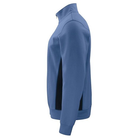 Sweatshirt double face zip homme