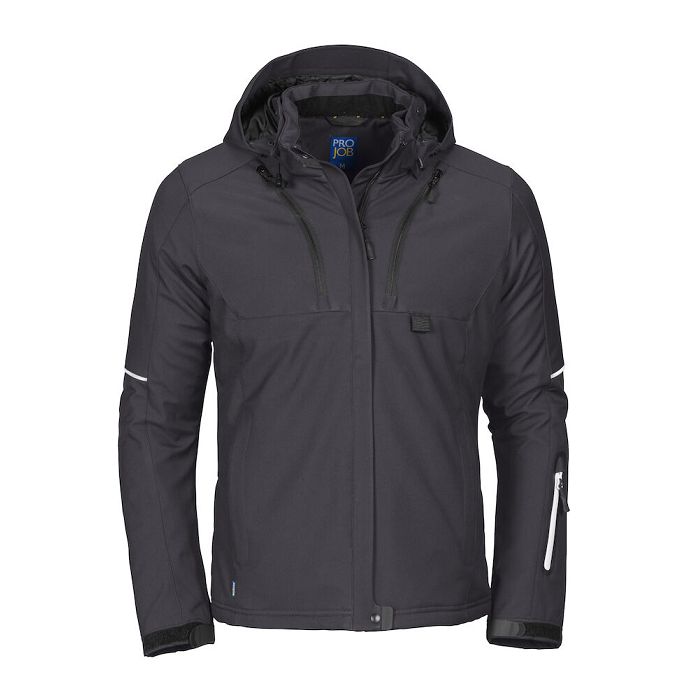  Veste softshell doublée capuche femme