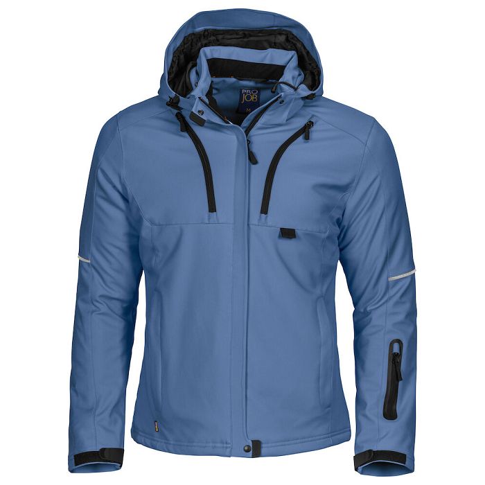  Veste softshell doublée capuche femme