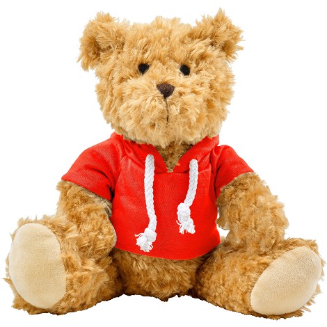 Peluche vêtue d'un sweat