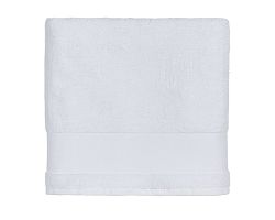 Serviette de toilette blanche 50 x 100 cm