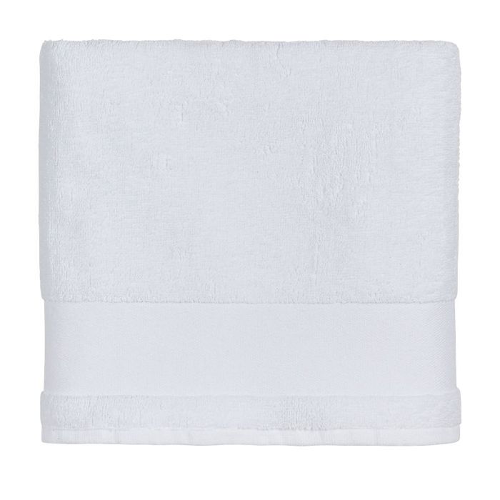  Serviette de toilette blanche 50 x 100 cm
