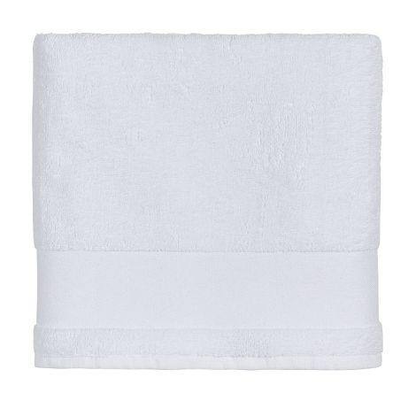 Serviette de toilette blanche 50 x 100 cm