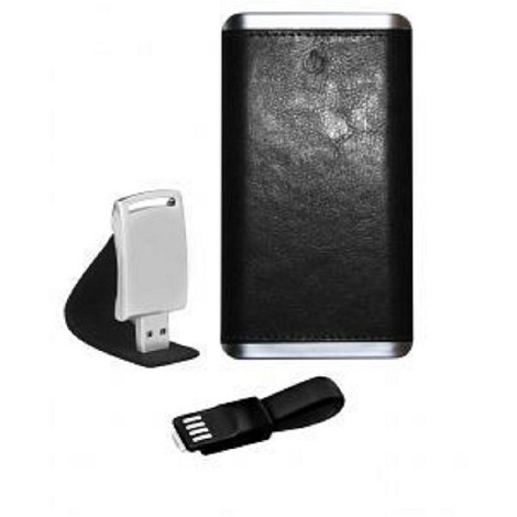 Coffret luxe : 1 powerbank, 1 clé USB, 1 câble 2 en 1