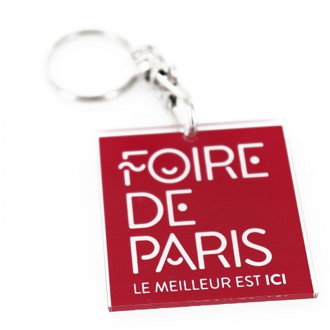 Porte-clés en plexiglass
