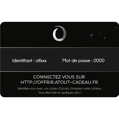  Carte cadeau de 170 euros