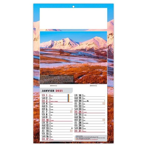 Calendrier 1 vue 2021