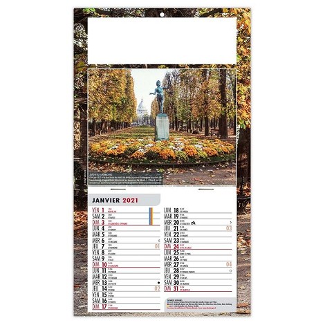 Calendrier 1 vue 2021
