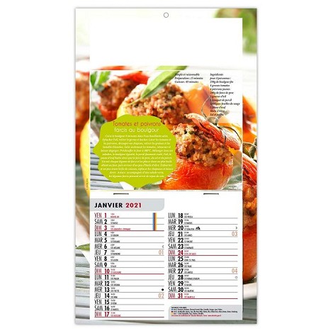 Calendrier 1 vue 2021