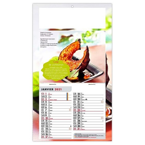 Calendrier 1 vue 2021