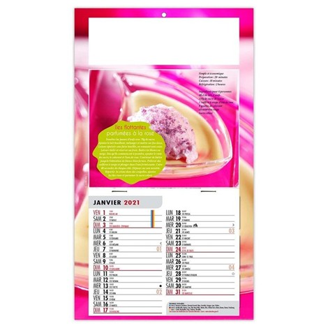 Calendrier 1 vue 2021