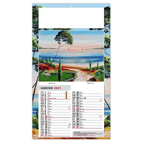 Calendrier 1 vue 2021