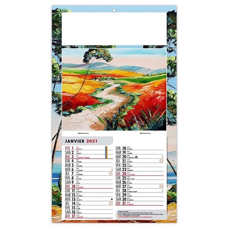 Calendrier 1 vue 2021