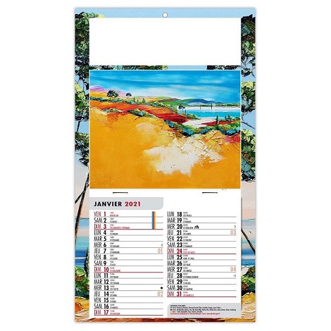 Calendrier 1 vue 2021
