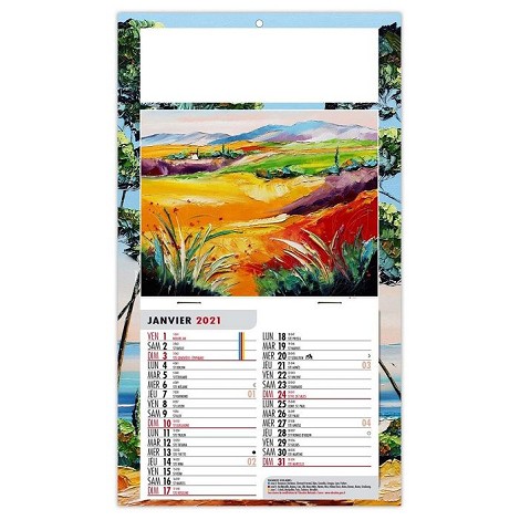 Calendrier 1 vue 2021