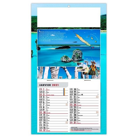 Calendrier 1 vue 2021