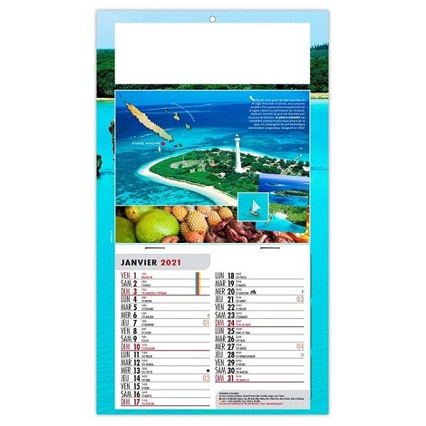Calendrier 1 vue 2021