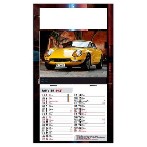 Calendrier 1 vue 2021