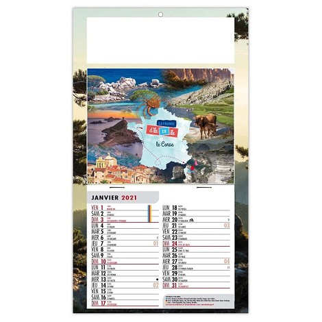 Calendrier 1 vue 2021