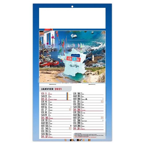 Calendrier 1 vue 2021